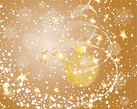 simsearch:400-04460641,k - Beautiful vector Christmas (New Year) background for design use Foto de stock - Super Valor sin royalties y Suscripción, Código: 400-05173693