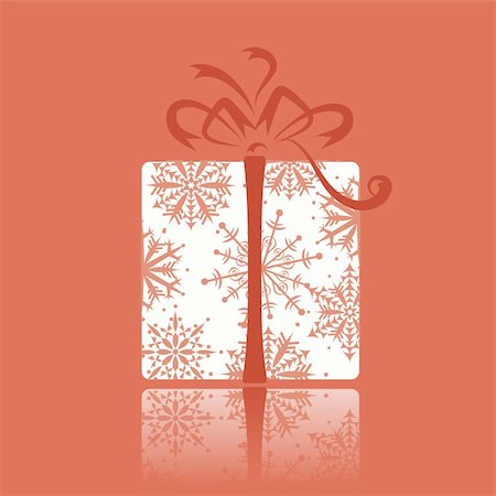 simsearch:400-06080917,k - Christmas gift box Stock Photo - Budget Royalty-Free & Subscription, Code: 400-05184229