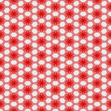 production line - seamless fabric texture with red star shapes and white dots on pink Photographie de stock - Aubaine LD & Abonnement, Code: 400-05185393