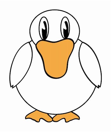 simsearch:400-04240306,k - nice illustration of duck cartoon isolated on background Stock Photo - Budget Royalty-Free & Subscription, Code: 400-05187060