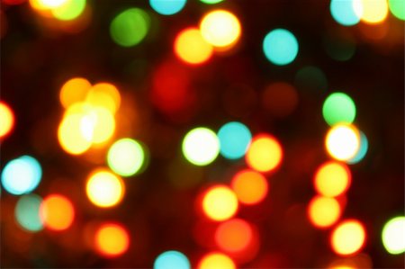 color christmas lights background Photographie de stock - Aubaine LD & Abonnement, Code: 400-05187186