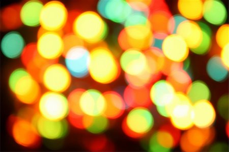 color christmas lights background Stock Photo - Budget Royalty-Free & Subscription, Code: 400-05187188