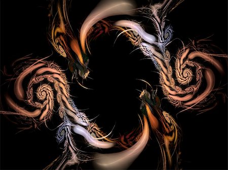 simsearch:400-06083946,k - Colorful rendered fractal design (abstract background) Foto de stock - Super Valor sin royalties y Suscripción, Código: 400-05187461