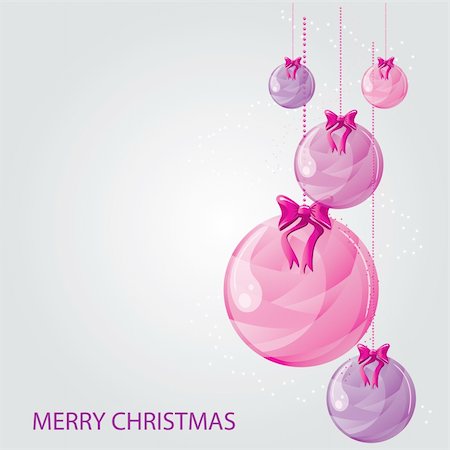 Modern, Pretty Christmas Card Stock Photo - Budget Royalty-Free & Subscription, Code: 400-05187652