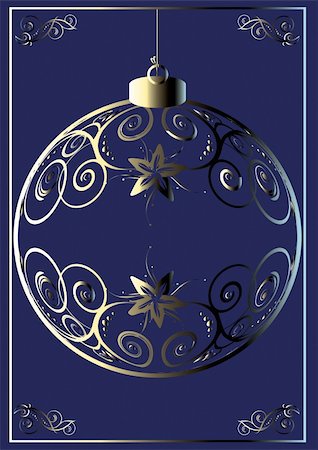 simsearch:400-05188308,k - Christmas card illustration, background. Christmas snow. The falling snow. Christmas ball. Stock Photo - Budget Royalty-Free & Subscription, Code: 400-05188660