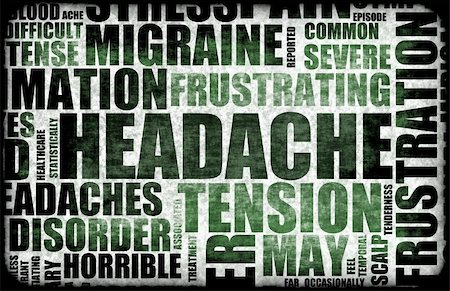 Severe Headache Medical Condition as a Background Stock Photo - Budget Royalty-Free & Subscription, Code: 400-05189064