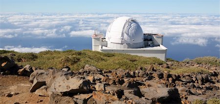 Roque de los Muchachos Observatory in La Palma (Canary ilands spain) Foto de stock - Super Valor sin royalties y Suscripción, Código: 400-05180150