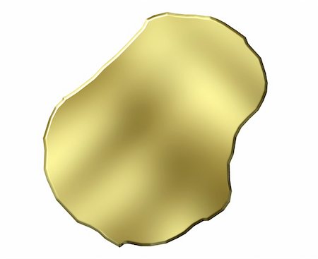 simsearch:400-05120223,k - Nauru 3d golden map isolated in white Photographie de stock - Aubaine LD & Abonnement, Code: 400-05180472