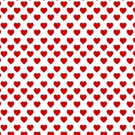 Red hearts on the white backgound Stock Photo - Budget Royalty-Free & Subscription, Code: 400-05181716