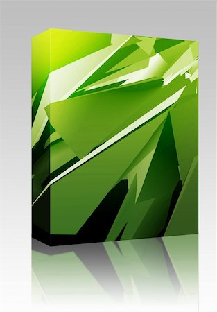 simsearch:400-05170647,k - Software package box Abstract illustration background of sleek geometric shapes Foto de stock - Super Valor sin royalties y Suscripción, Código: 400-05182456