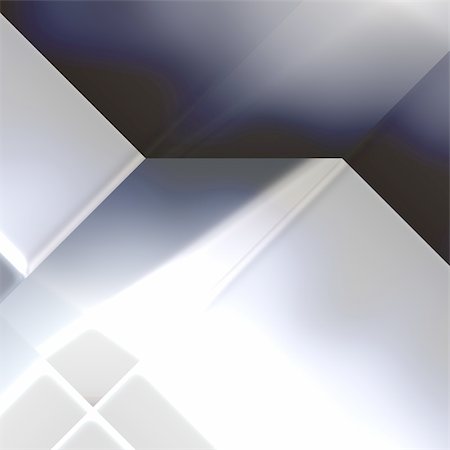 Futuristic technology 3d metal geometric abstract background Fotografie stock - Microstock e Abbonamento, Codice: 400-05182507