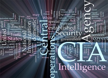 simsearch:400-07916756,k - Word cloud concept illustration of  CIA Central Intelligence Agency glowing light effect Photographie de stock - Aubaine LD & Abonnement, Code: 400-05182644