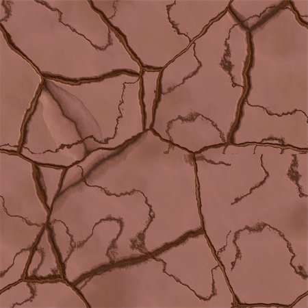 etch - Cracked dry earth ground drought surface seamless texture Stock Photo - Budget Royalty-Free & Subscription, Code: 400-05182929