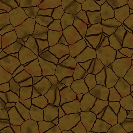 etch - Cracked dry earth ground drought surface seamless texture Stock Photo - Budget Royalty-Free & Subscription, Code: 400-05182934