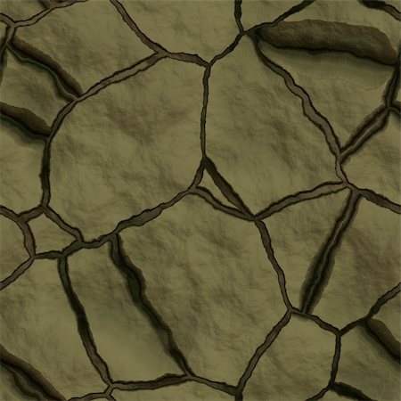 etch - Cracked dry earth ground drought surface seamless texture Stock Photo - Budget Royalty-Free & Subscription, Code: 400-05182930