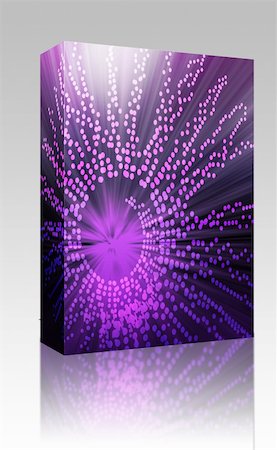 simsearch:400-04998982,k - Software package box Spiral abstract illustration formed of round dots Fotografie stock - Microstock e Abbonamento, Codice: 400-05183497