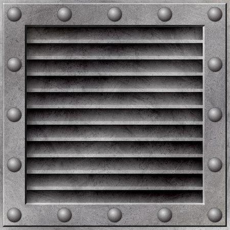 A Grunge Metal Background with Air Vent Stock Photo - Budget Royalty-Free & Subscription, Code: 400-05183622