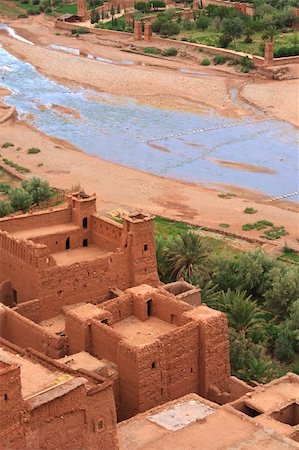 view from a traditional moroccan casbah Photographie de stock - Aubaine LD & Abonnement, Code: 400-05183680