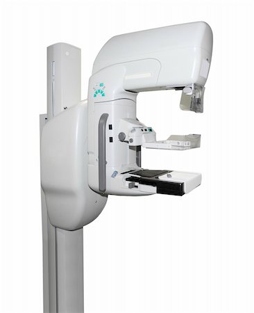 Close up of mammogram machine isolated on white Stock Photo - Budget Royalty-Free & Subscription, Code: 400-05194394