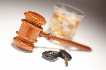 simsearch:400-04947548,k - Gavel, Alcoholic Drink & Car Keys on a Gradated Background - Drinking and Driving Concept. Stock Photo - Budget Royalty-Free & Subscription, Code: 400-05194824