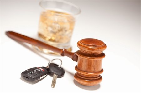 simsearch:400-04947548,k - Gavel, Alcoholic Drink & Car Keys on a Gradated Background - Drinking and Driving Concept. Stock Photo - Budget Royalty-Free & Subscription, Code: 400-05194822