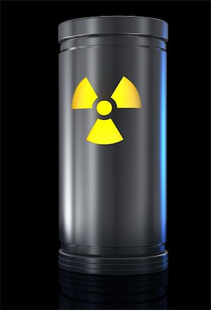 simsearch:400-04071226,k - Container with radioactive material and Radiation sign. Isolated on black. Stock Photo - Budget Royalty-Free & Subscription, Code: 400-05195496
