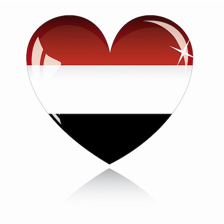 simsearch:400-04783033,k - Vector heart with Egypt flag texture isolated on a white background. Foto de stock - Super Valor sin royalties y Suscripción, Código: 400-05195602