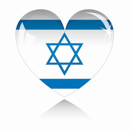 simsearch:400-04783033,k - Vector heart with Israel flag texture isolated on a white background. Foto de stock - Super Valor sin royalties y Suscripción, Código: 400-05195616