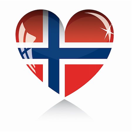 simsearch:400-04783033,k - Vector heart with Norwey flag texture isolated on a white background. Foto de stock - Super Valor sin royalties y Suscripción, Código: 400-05195640