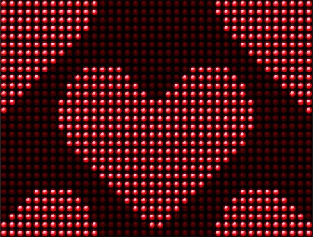 simsearch:400-05885929,k - Seamless Valentine's day love heart light panel. Editable Vector Image Foto de stock - Super Valor sin royalties y Suscripción, Código: 400-05195807