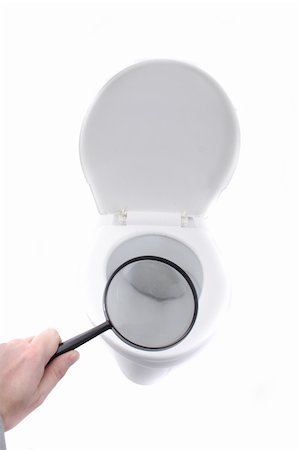 simsearch:400-04835835,k - old toilet isolated on the white background Fotografie stock - Microstock e Abbonamento, Codice: 400-05197046