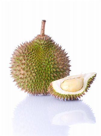 simsearch:400-09220883,k - isolated durian with white background Stock Photo - Budget Royalty-Free & Subscription, Code: 400-05198573