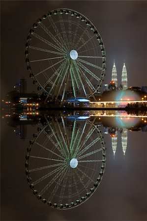 kuala lumpur night view Stock Photo - Budget Royalty-Free & Subscription, Code: 400-05198598