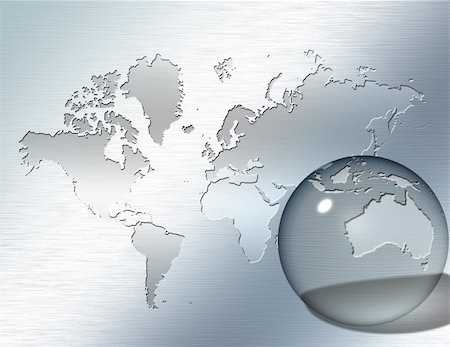 simsearch:400-04160729,k - Glass sphere focus on Austrailia Stockbilder - Microstock & Abonnement, Bildnummer: 400-05198819
