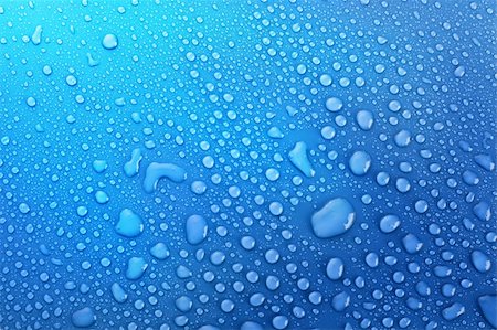 Blue water Drops background Photographie de stock - Aubaine LD & Abonnement, Code: 400-05199798