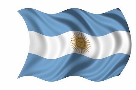 National Flag Argentina Stockbilder - Microstock & Abonnement, Bildnummer: 400-05190855