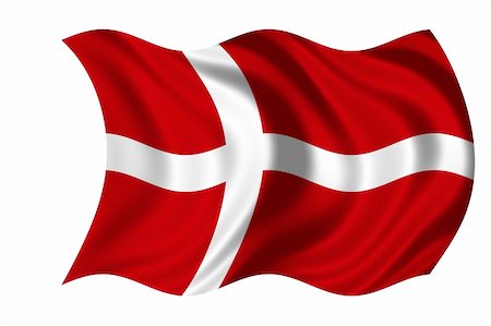 National Flag Denmark Stockbilder - Microstock & Abonnement, Bildnummer: 400-05190859