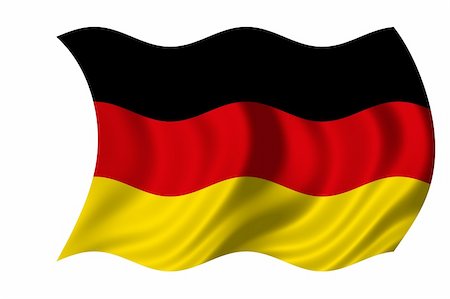 National Flag Germany Stockbilder - Microstock & Abonnement, Bildnummer: 400-05190860