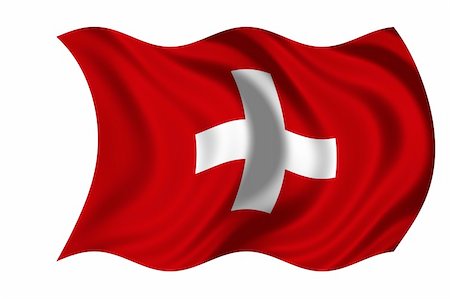 National Flag Switzerland Stockbilder - Microstock & Abonnement, Bildnummer: 400-05190877