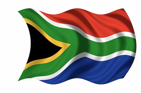 National Flag South Africa Stockbilder - Microstock & Abonnement, Bildnummer: 400-05190882