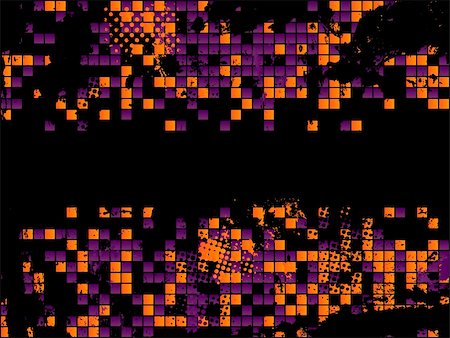 simsearch:400-05231593,k - Orange, Black and Purple Halloween Grunge Tiles Mosaic Foto de stock - Super Valor sin royalties y Suscripción, Código: 400-05191730