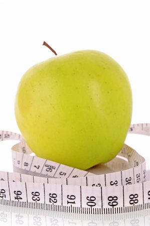 simsearch:400-07613657,k - Apple and a measure tape, diet concept Stock Photo - Budget Royalty-Free & Subscription, Code: 400-05192415