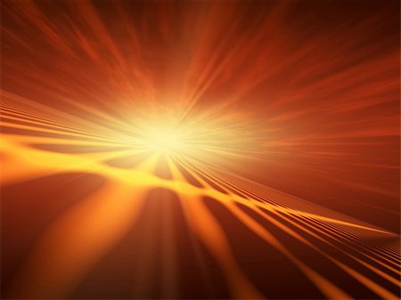 An abstract illustration background of a bright star flash on a technology grid horizon. Stock Photo - Budget Royalty-Free & Subscription, Code: 400-05193689