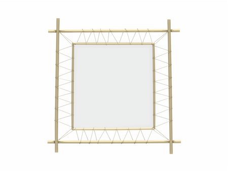 simsearch:400-07449230,k - Isolated decorative golden frame over white Foto de stock - Super Valor sin royalties y Suscripción, Código: 400-05204208