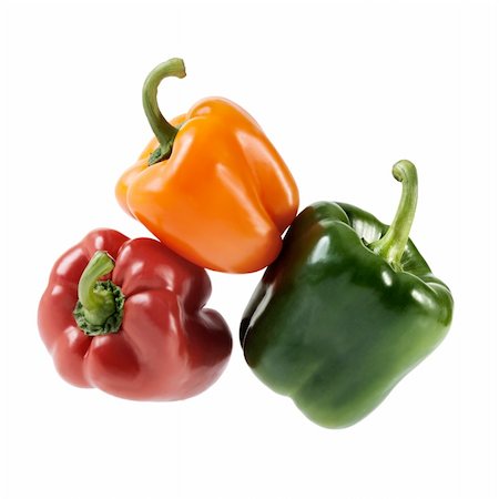 green, yellow, oparnge and red bell peppers Stock Photo - Budget Royalty-Free & Subscription, Code: 400-05204265