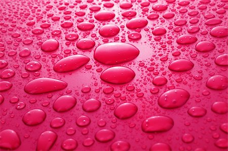 Red water drops background Photographie de stock - Aubaine LD & Abonnement, Code: 400-05204985