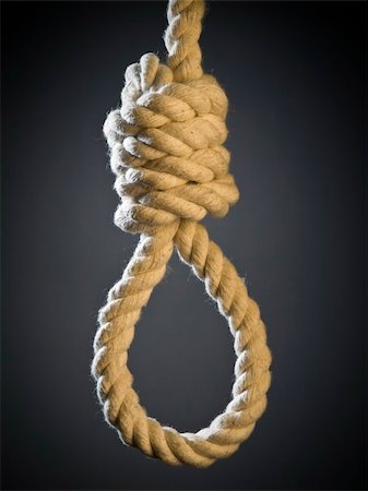 execution - A hangman's noose over a gray background. Stock Photo - Budget Royalty-Free & Subscription, Code: 400-05205469