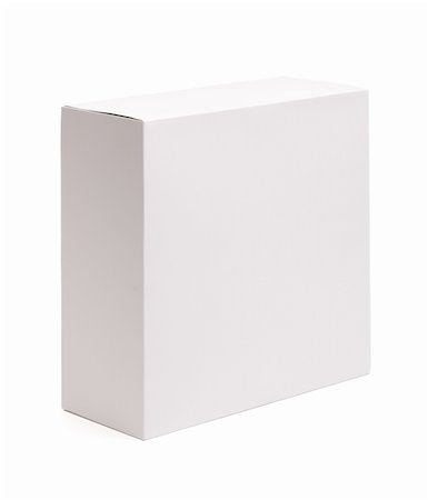 simsearch:400-04872165,k - Blank White Box Isolated on a White Background Ready for Your Own Graphics. Photographie de stock - Aubaine LD & Abonnement, Code: 400-05205788