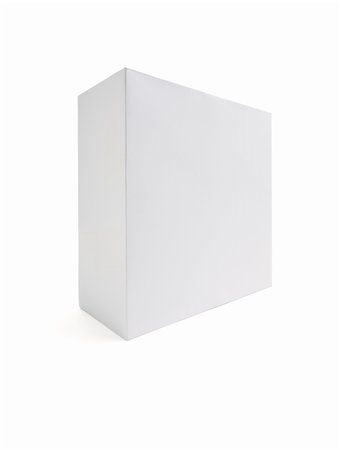 simsearch:400-04872165,k - Blank White Box Isolated on a White Background Ready for Your Own Graphics. Photographie de stock - Aubaine LD & Abonnement, Code: 400-05205789