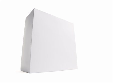 simsearch:400-04872165,k - Blank White Box Isolated on a White Background Ready for Your Own Graphics. Photographie de stock - Aubaine LD & Abonnement, Code: 400-05205790